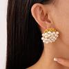 Elegant Pearl Petal Tassel Earrings - High-End, Versatile Design with a Touch of Luxury