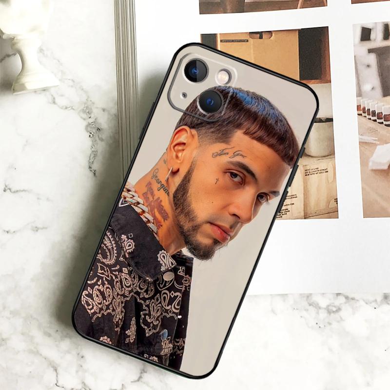 Anuel AA Case For iPhone 11 12 13 14 15 16 Pro Max Plus 12 13 Mini X XR XS Max 7 8 Cover Coque