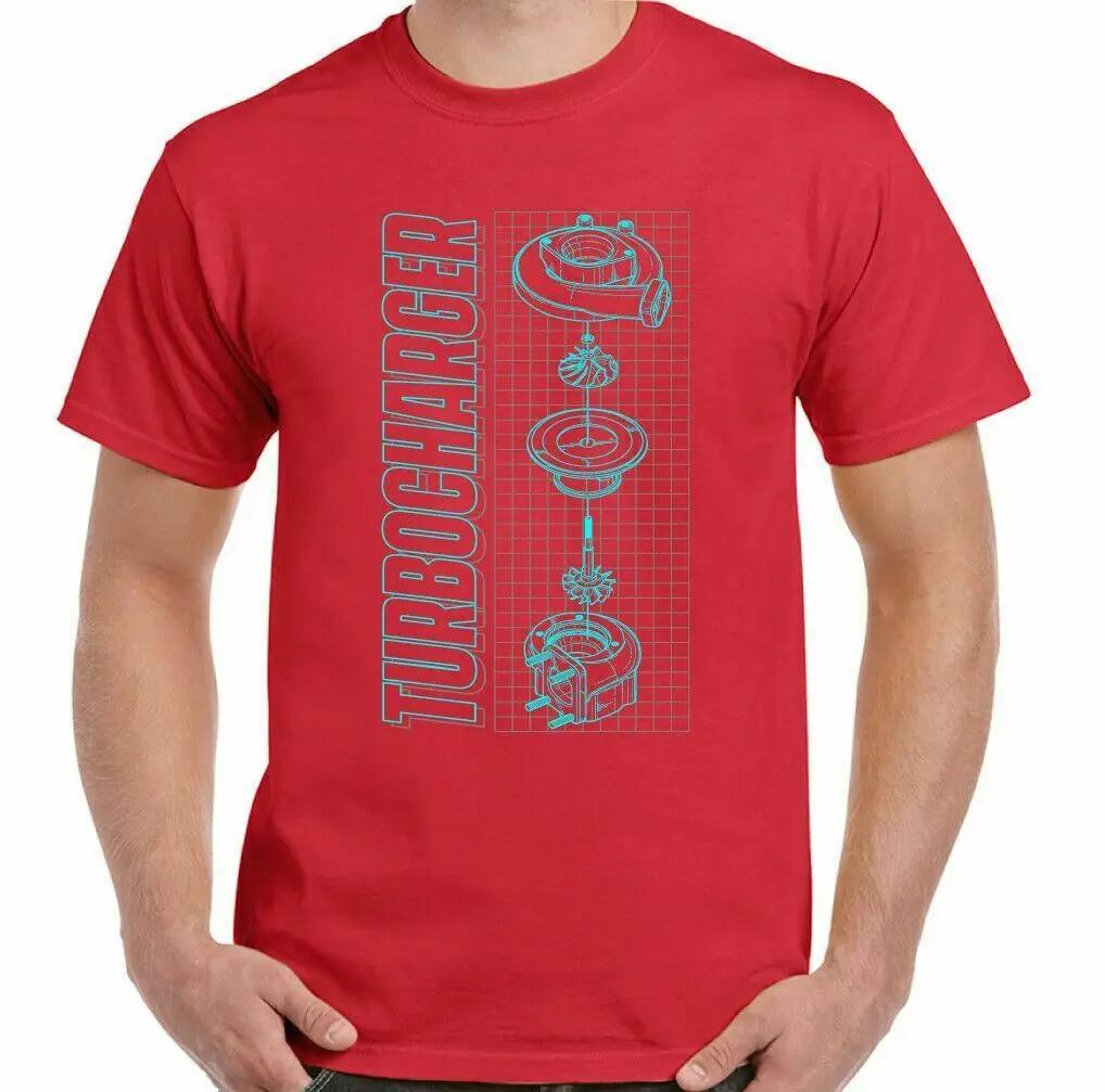 

Turbocharger Car Motor Spare Part Drifting Sports TShirt Summer Cotton ONeck Short Sleeve Mens T Shirt New S3XL S