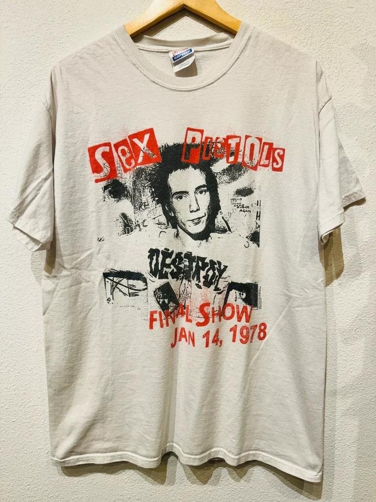 Vintage Sex Pistols short sleeve white color shirt Men Women S-5XL