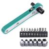 1 4  Wrench Screwdriver Ratchet Handle with Interchangeable Driver Bits and Sockets