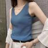 New Summer Women's Clothing, Ice Silk Knitted Vest, Women's Sleeveless Top, Slimming, Bottoming Suspender, Trendy Outer Wear