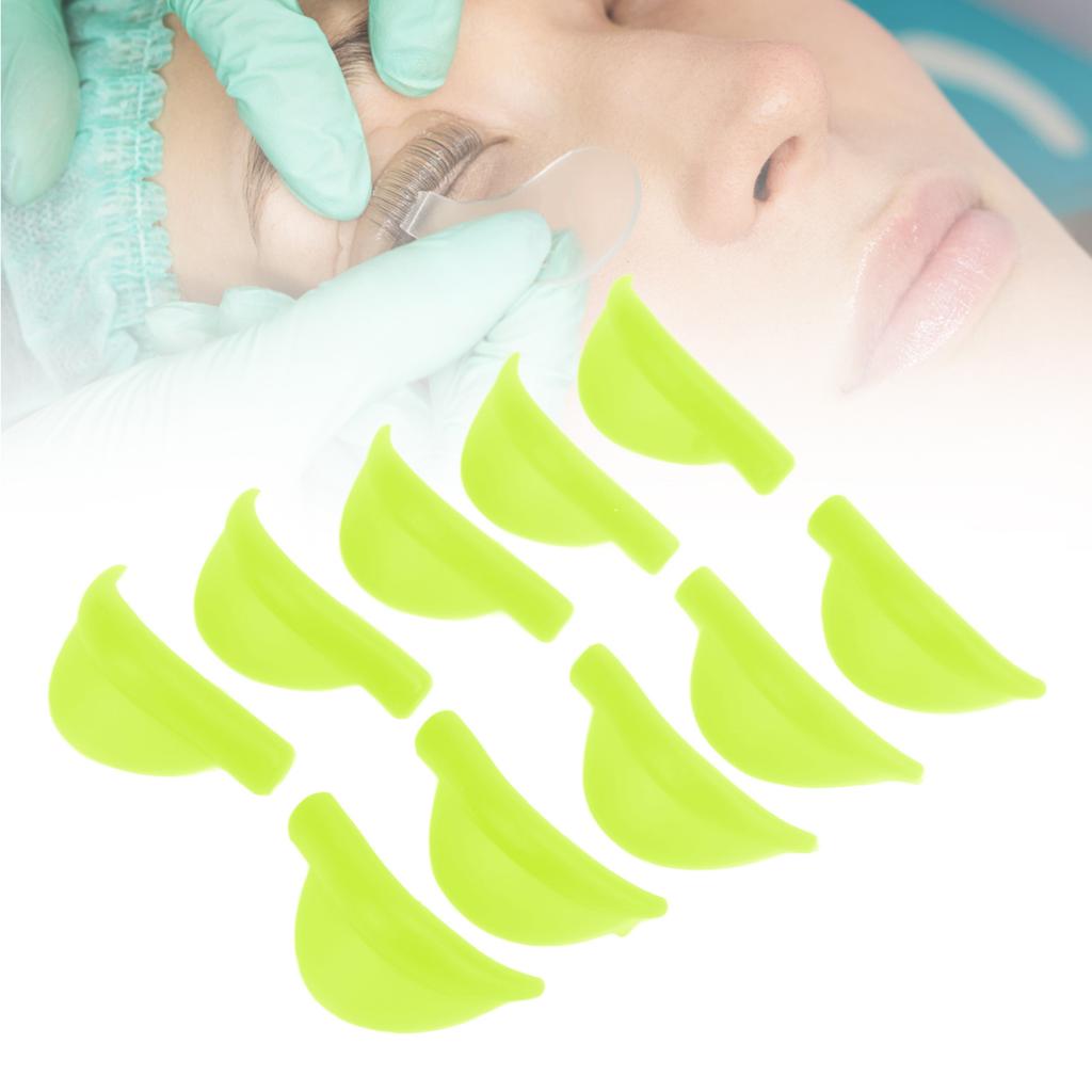 5 Pairs Silicone Eyelash Perming Curler 5 Sizes Reusable Soft Lash Lift   Rods for Buty Salons