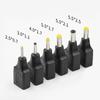 Universal Laptop Power Adapter Tip USB Female Connector Head for Various Notebook Models and Brands Black