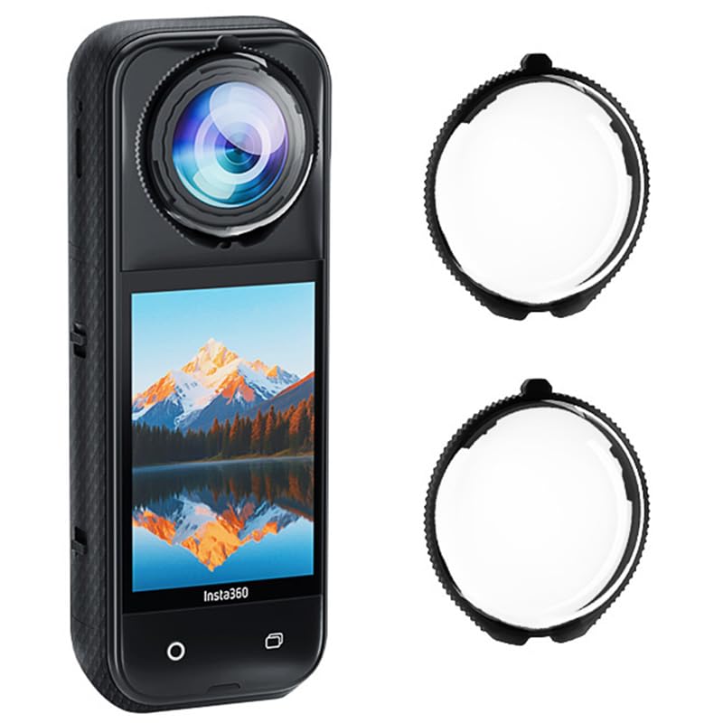

Insta360 X5 Compatible Lens Guard Glass Lens Protective Cover Scratch Prevention High Transmittance Glass Lens PC/Optical (Optical Guard)