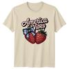America Vibes Unisexs TShirt 4th of July Patriotic Dog Patriotic 4th July