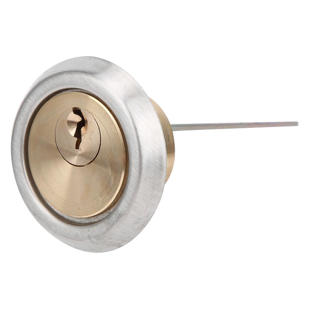 Copper Security Lock Round Anti Theft Interior Door Mechanical Lock Cylinder for Iron Wooden Safety Doors with 3 Keys
