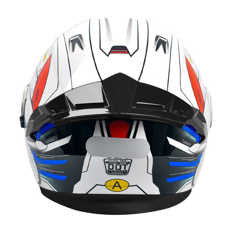Full Face Motorcycle Helmet Men Women Winter Warm 3C Certified Flip-Up DOT ECE