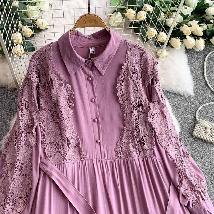Elegant Korean Fashion Sexy Chic Lace Ruched Slim Dress Vintage Summer Long Dress Women Clothing