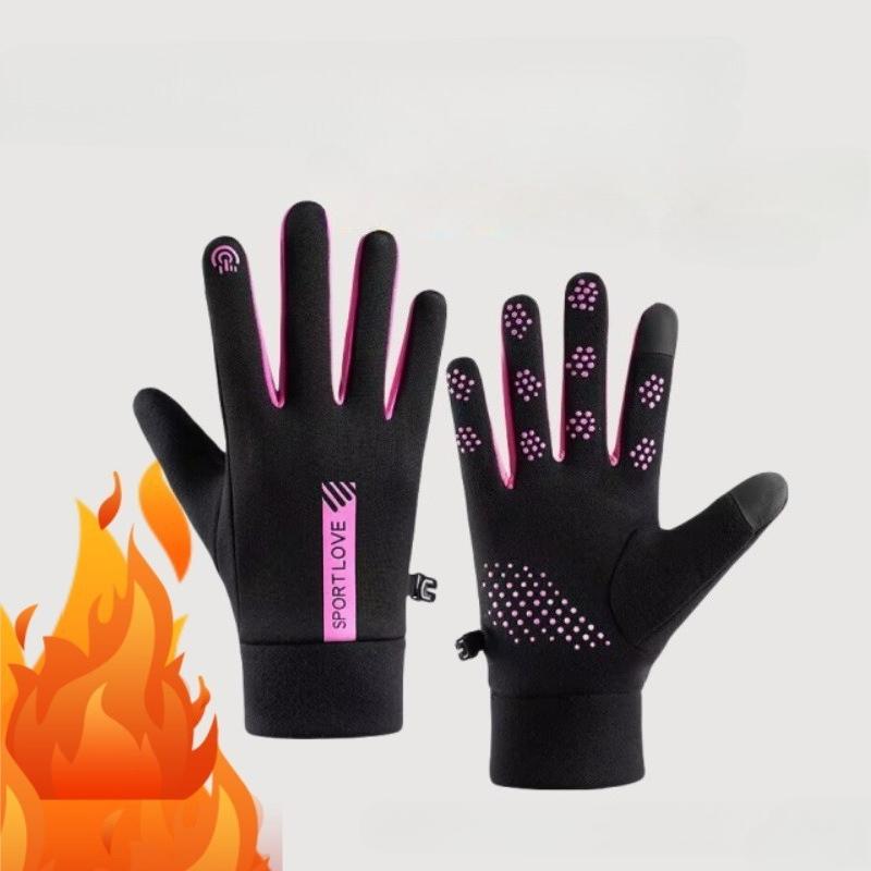 Winter Gloves, Windproof and Waterproof, Touch Screen, Suitable for Couples, Men and Women, Winter Cycling and Skiing, Sports, with Fleece Insulation
