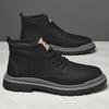 Autumn and winter old retro medium tube Martin boots thick-soled outdoor tooling shoes high-top men's shoes