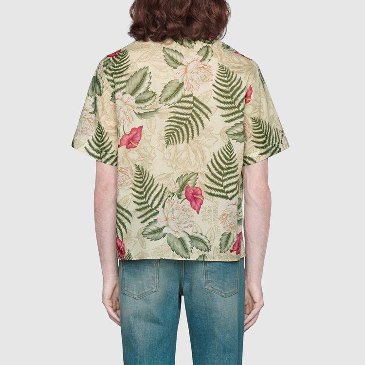 Gucci FW20 Shirt Men's Ivory White 609040-ZAEMP-9142