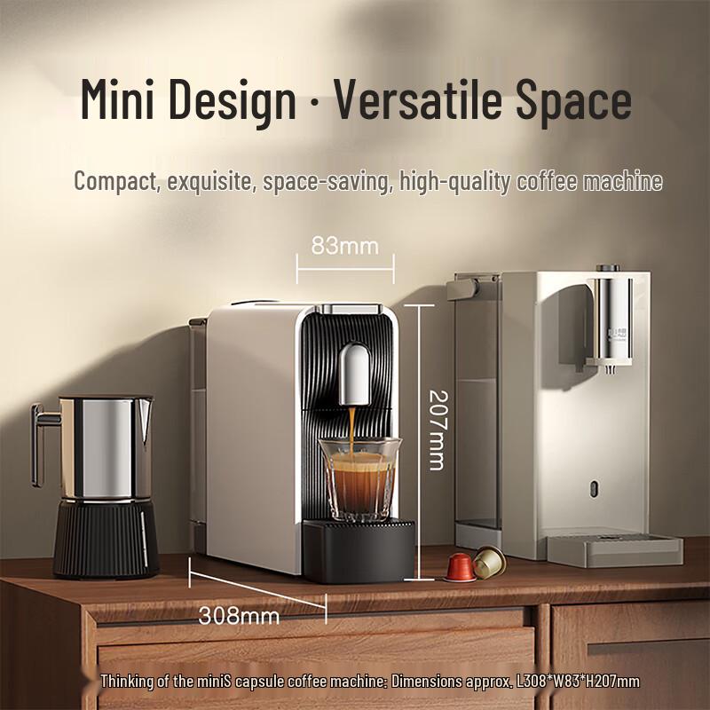 Fully Automatic Capsule Coffee Machine - One-Button Espresso Maker for Home, Hotel, or Office Use