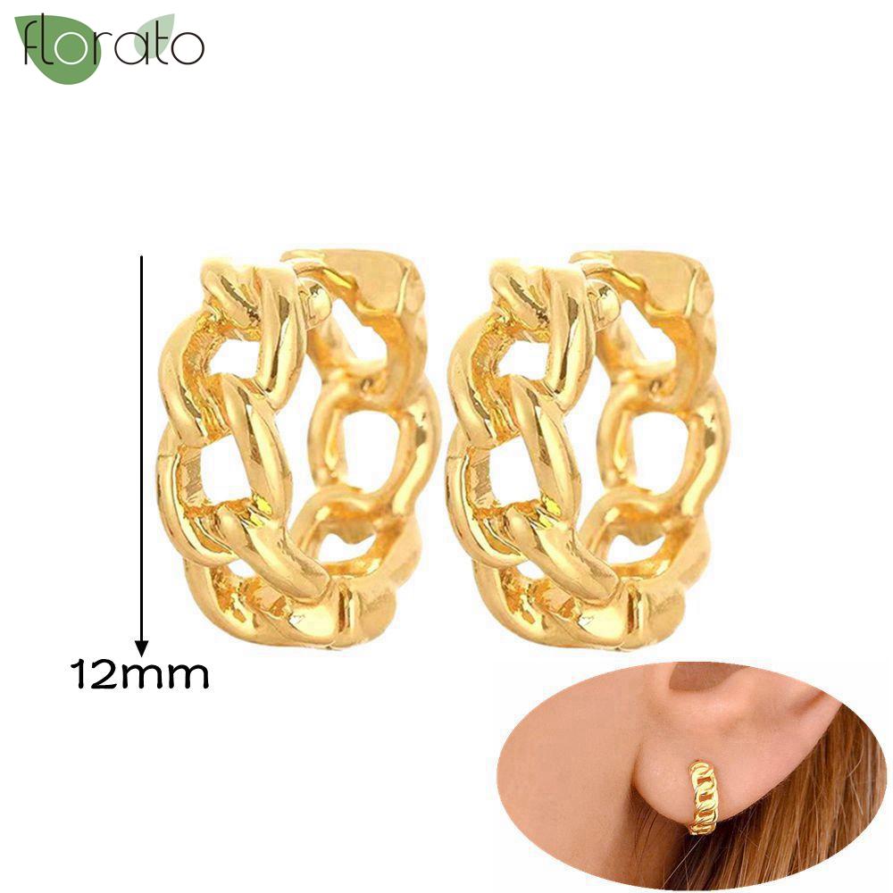 

925 Silver Needle Vintage Luxury Small Earrings Fashion 18K Gold Hoop Earrings for Women Trend Piercing Jewelry Aretes