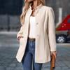 Women's Casual Turtleneck Long Woolen Coat Foreign Trade Autumn and Winter New Coat