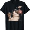 Retro Elengant Cat Funny Meme Cringe T-Shirt