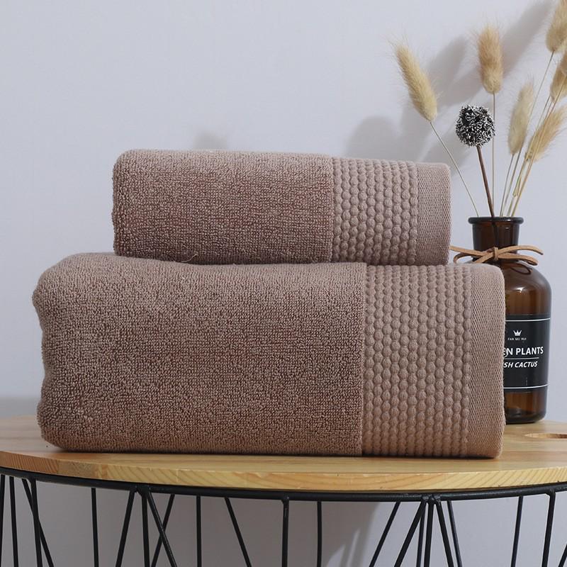 Premium 100% Cotton Towel Set: Soft, Thick Face, Bath, and Wash Towel Collection