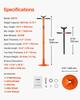Underhoist Support Stand 3/4Ton Capacity Under Hoist Jack Stand Round Base