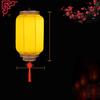 Chinese Retro Red Lantern Festival Printing Landscape Decorative Lanterns Outdoor Waterproof Sunscreen PVC New Year Lanterns