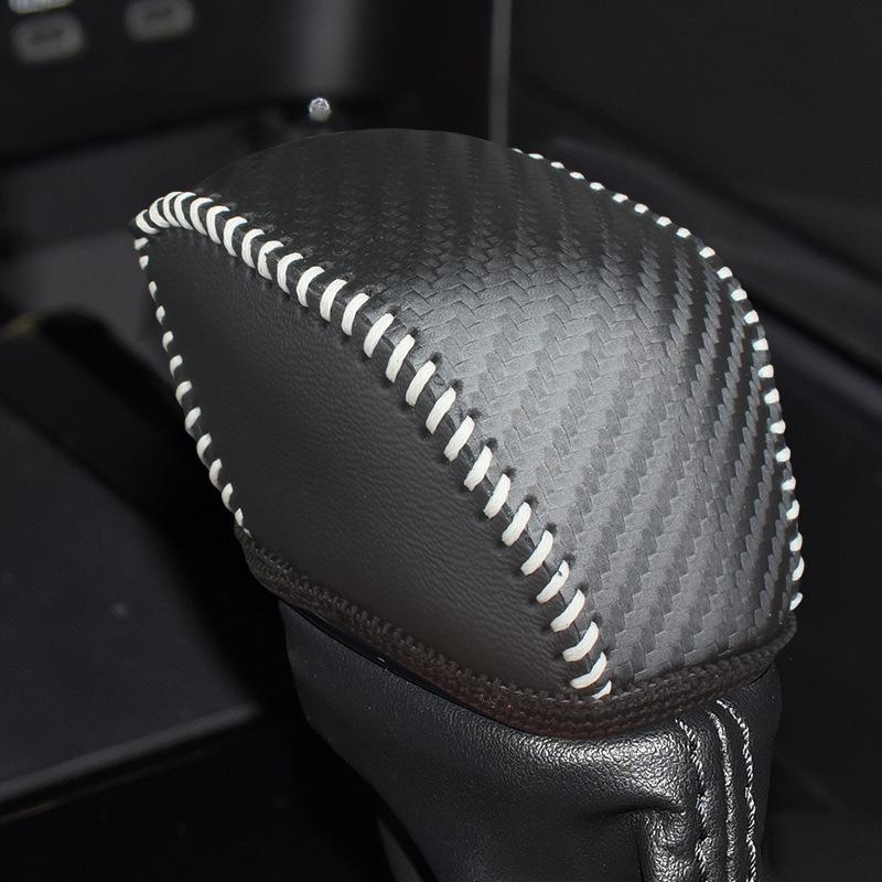 Customize Fit for Toyota RAV4 Leather Gear Shift Handle Cover Avalon Corolla Protective Cover