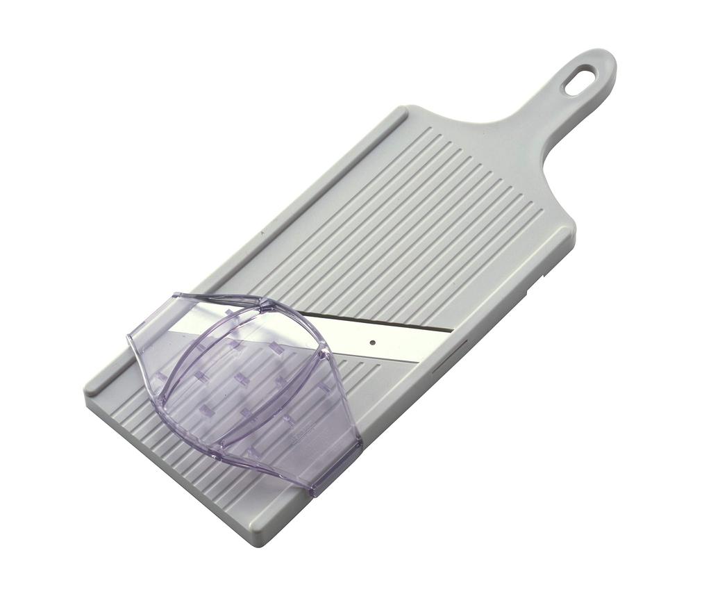 Suncraft Cabbage 1mm 14cm with Safety Made In Slicer, Thin, Fluffy, Restaurant-Quality, Wide, Holder, Japan, White, BS-271