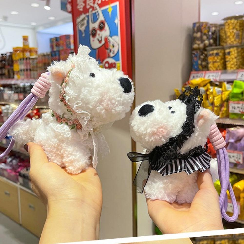 

Cartoon Animal Plush Puppy Doll Keychain Anti-lost Car Hanging Pendant Bag Pendant style 6