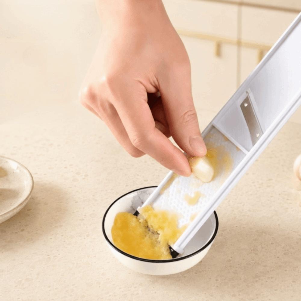 with Hand Protector Garlic Grinder Non-slip Base Vegetable Shredder Garlic Chopper Kitchen