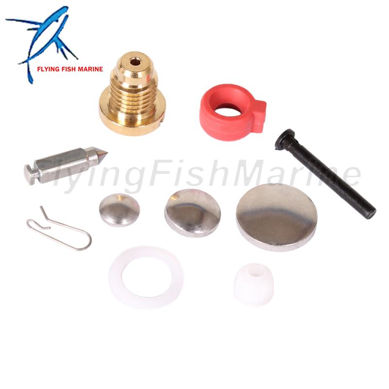 Outboard Motor 398453 398452 439072 391937 18-7223 Carburetor Rebuild Kit for Johnson Evinrude 3 4 4.5 5 6 7.5 8 9.9 14 15 HP