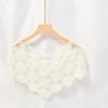 Creative Lace Shawl Poncho Tulle Lace Hollow Out Vest Fashion Fake Collar  Garment Accessories