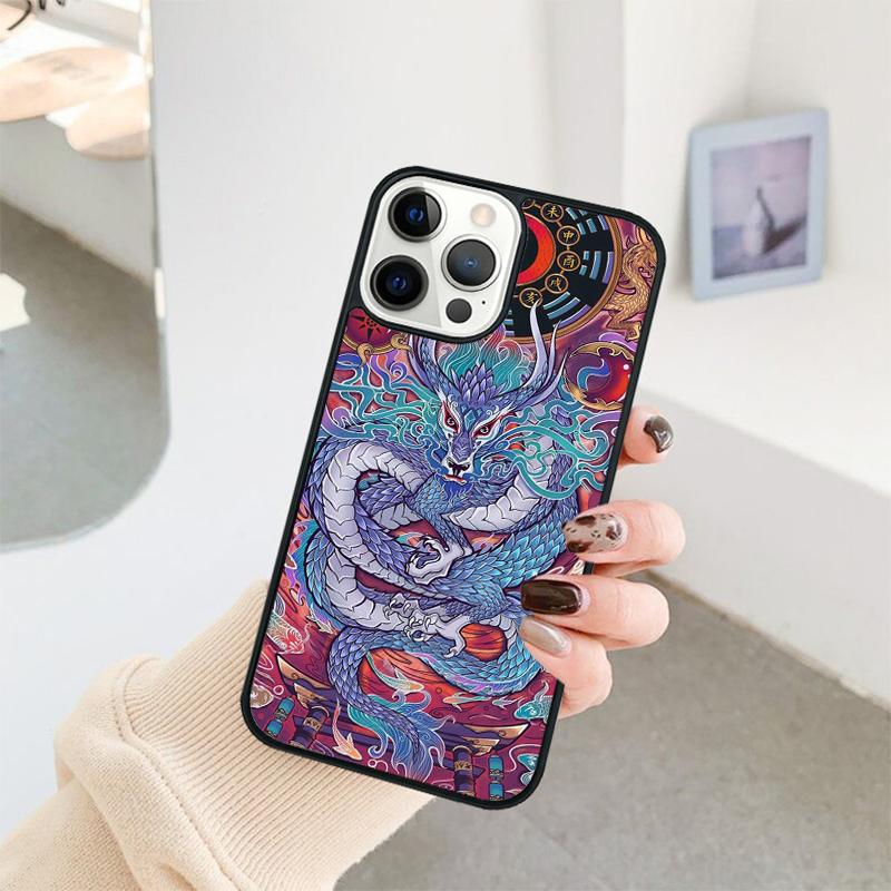 Legendary Chinese Dragon Phone Case For iPhone 17 Air 16 15 14 11 12 13 Pro  MAX Plus coque Cover Shell
