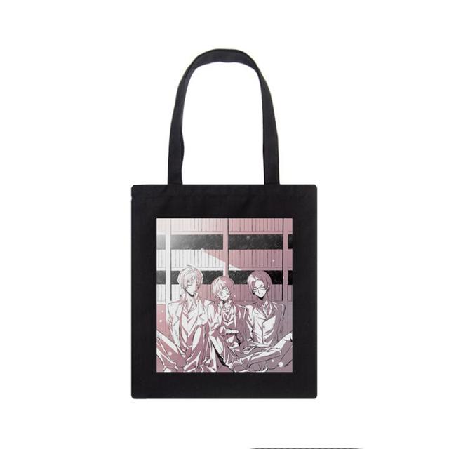 Bungo Stray Dogs taška přes rameno Nakajima Atsushi dámská ležérní Tote hip-hop y2k nákupní tašky Japonská anime plátěná taška dazai osamu