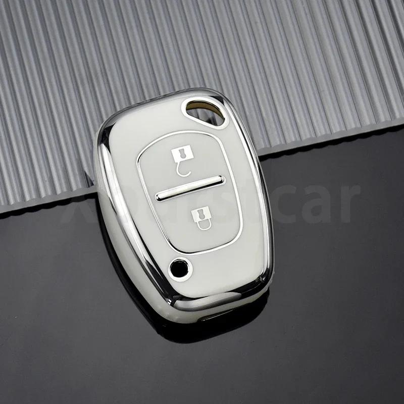2 Buttons Fashion TPU Car Key Case Cover Shell Protector For Vauxhall Opel Vivaro For Renault Movano Trafic Kangoo Accessories
