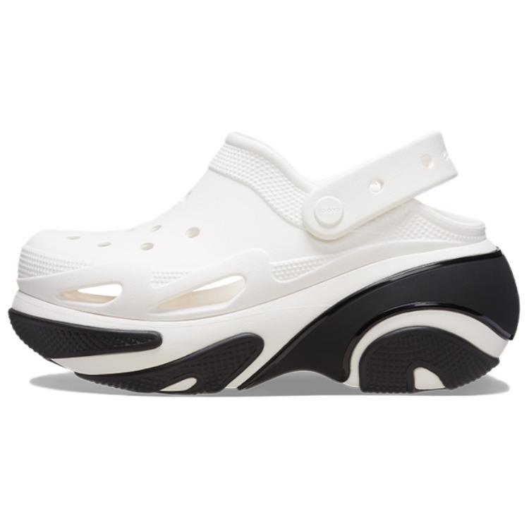 

Crocs Кроссовки Bubble Crush Clog белые черные унисекс 210061-100 34-35