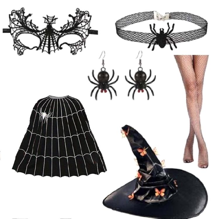 Halloween Witch Cosplay Accessories, Witch Cosplay Costume Accessories for Girl Kid Carnivals, Masquerade, Cosplay Party