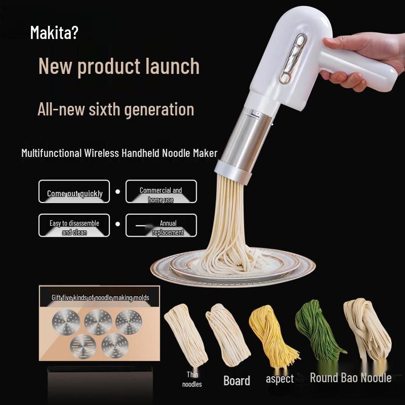 Rechargeable Wireless Automatic Handheld Noodle Maker - Multifunctional Hele Machine