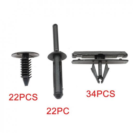 78X Fender Flare Fastener Kit For Jeep Wrangler X Sport Utility 2D 2008-2011