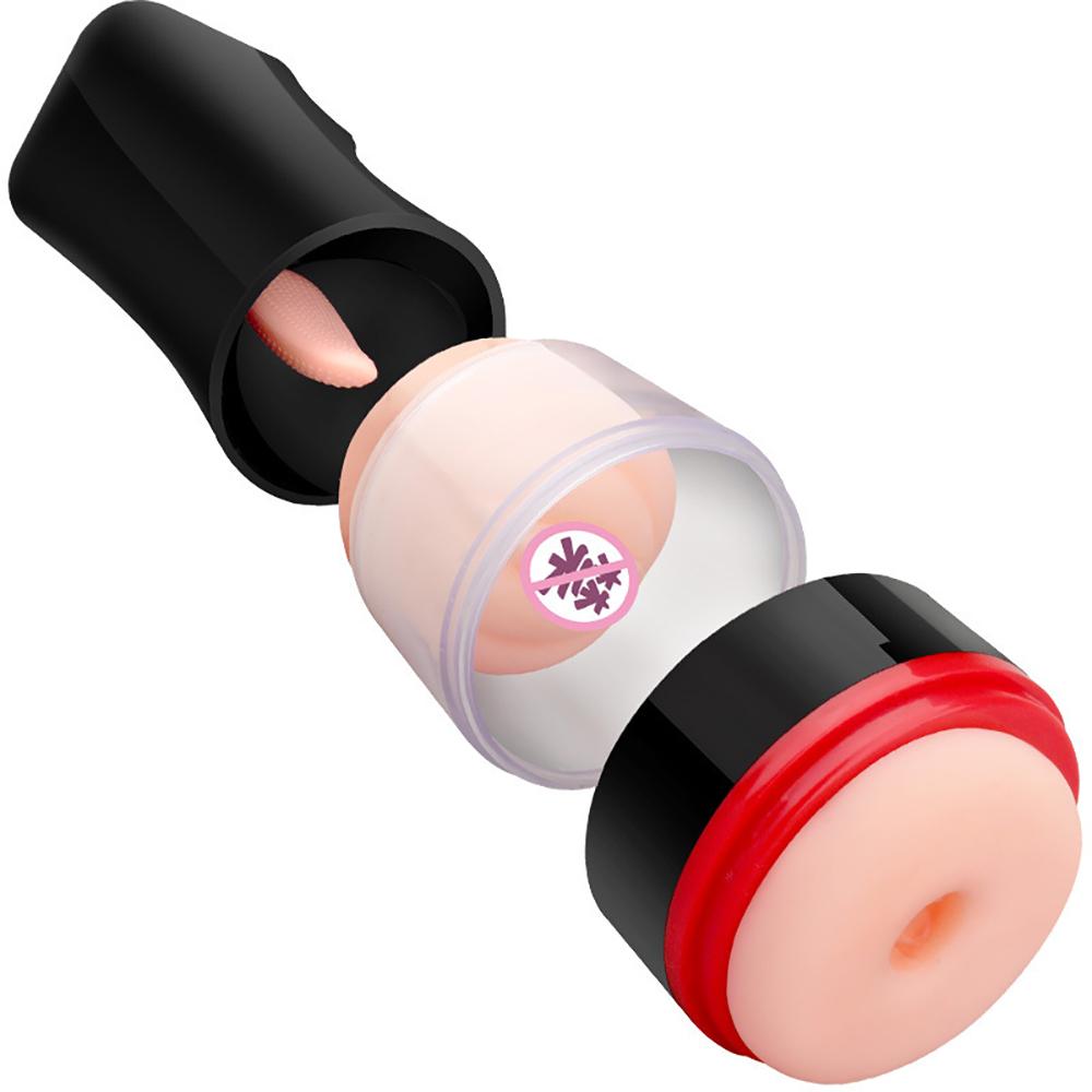 Automatic Blowjob Male Masturbators For Men Real Adult Goods 18 Sucking Machine Men's Silicone Vagina Doll Sexy Masturbation Toy