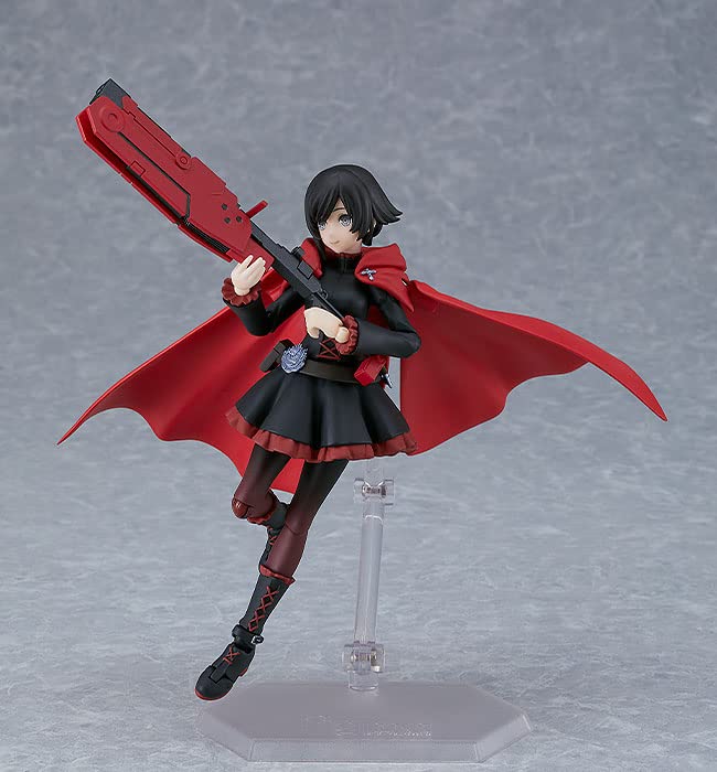 Max Factory figma RWBY Ice and Snow Empire Ruby Rose Plastic Painted Movable Figure Non-Scale