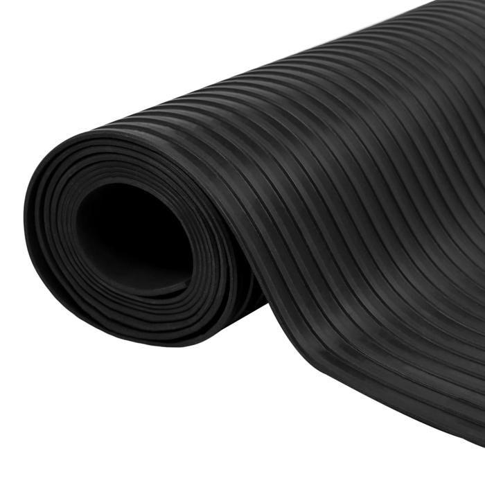 VidaXL Tapis Revêtement de Sol Intérieur Maison Garage Bureau Atelier Salle de Sport Caoutchouc Antidérapant 1,5x2 m 3 mm 143949