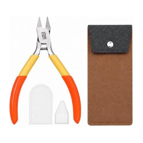 Nipper plastic model, single-edged nipper, thin-blade nipper, made of high carbon steel, 120mm, for Gunpla, precision model tool, water mouth