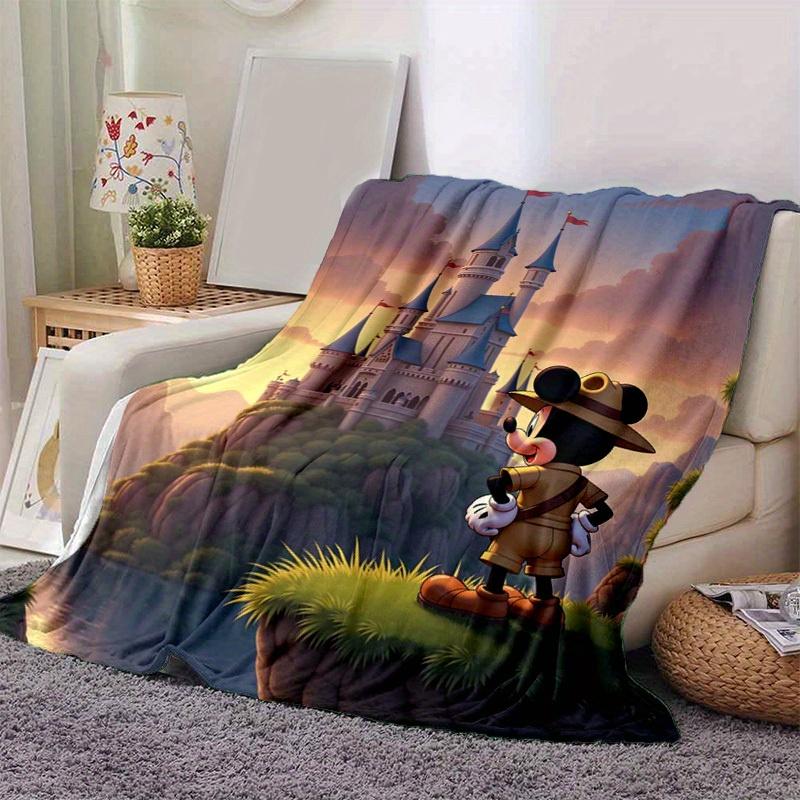 1pc. Cartoon Mickey Mouse Blanket, Soft and Cozy Home Decor for All Seasons, Perfect Gift for Friends and Family, Versatile Throw Blanket for Couch, B