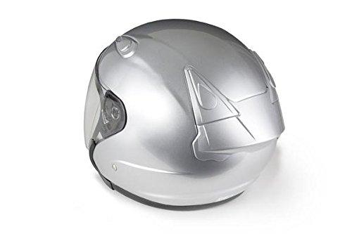 Bike Parts Center Jet Aeroform Silver Motorcycle Helmet, Size L (59cm-60cm), 722101