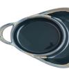 Soup And Sandwich Bowl Ceramic Baking Pan with Handles Divided Compartment Dish for Pasta Salad Fruit Breakfast Lunch Dinner Snacks