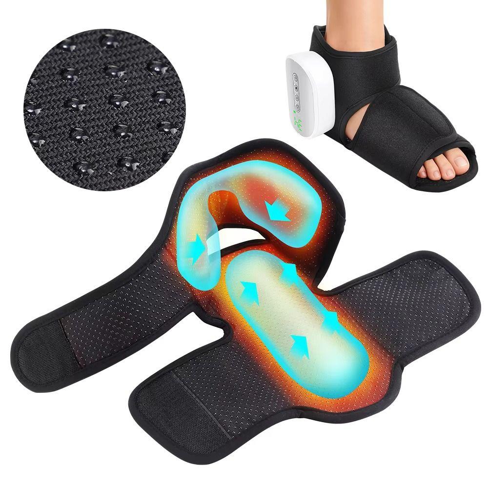 Air Bag Compression Foot Massager Heated Electric Massager Pressure Rechargeable Massager Spa