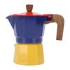 Italian Coffee Maker 150ml 3 Cups Aluminum Single Valve Portable Stovetop Coffee Maker Pot for Cuban Cafe Home Brewing Camping