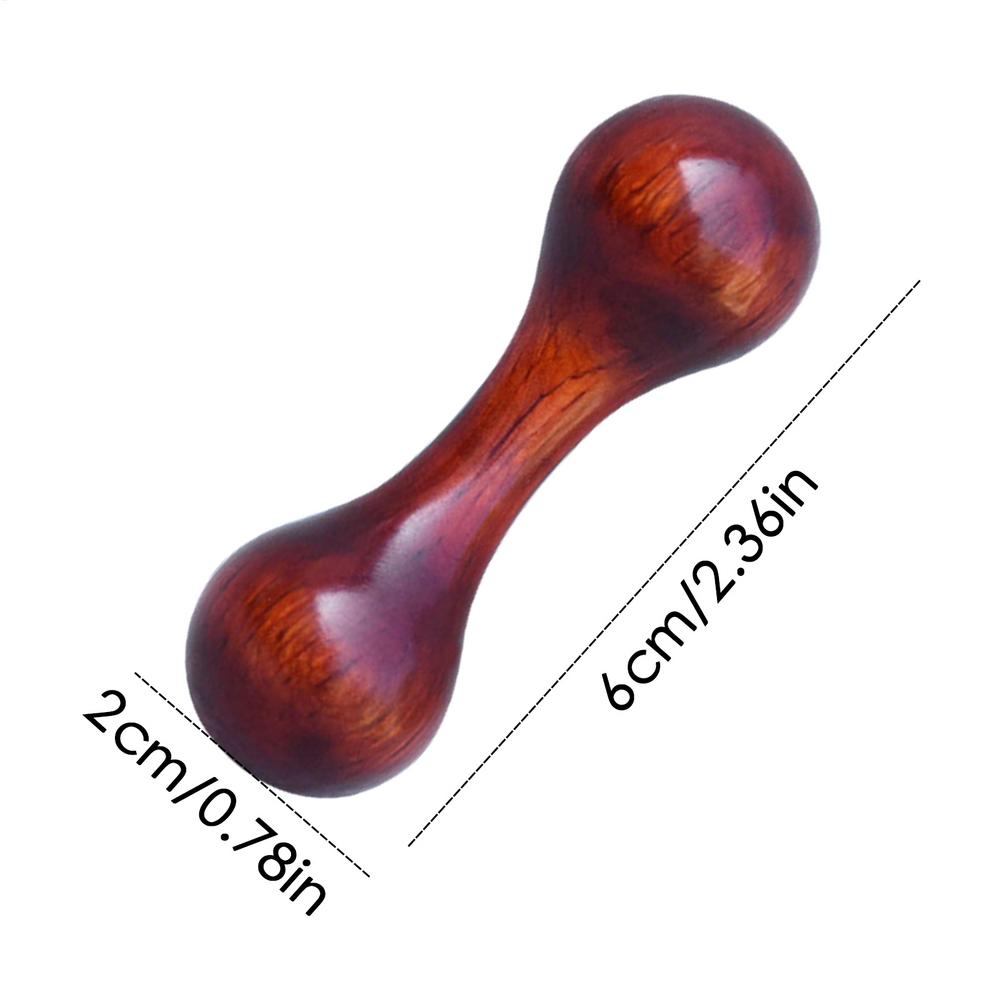 Wooden Finger Bone Toys Rotating Polishing Hand Spinner Dumbbell Rosewood Ebony Decompression Toy Gifts