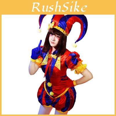 The Amazing Digital Circus Pomni Cosplay Jumpsuit For Halloween Costume Party