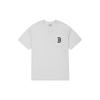 MLB Boston Red Sox Letter Brand Logo Pullover Crew Neck Short Sleeve T-Shirt Unisex T-Shirt Light-Gray 3ATSM0233-43MGL