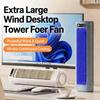 USB Desktop Fan, Cooling Fan, Air-conditioned Kitchen Fan, Quiet - White