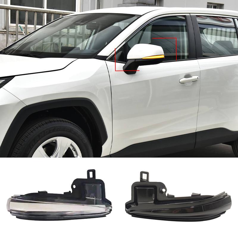 2Pcs Side Mirror LED Dynamic Turn Signal Light For Toyota Alphard Vellfire AH30 Tacoma 16-20 RAV4 19-21 Highlander
